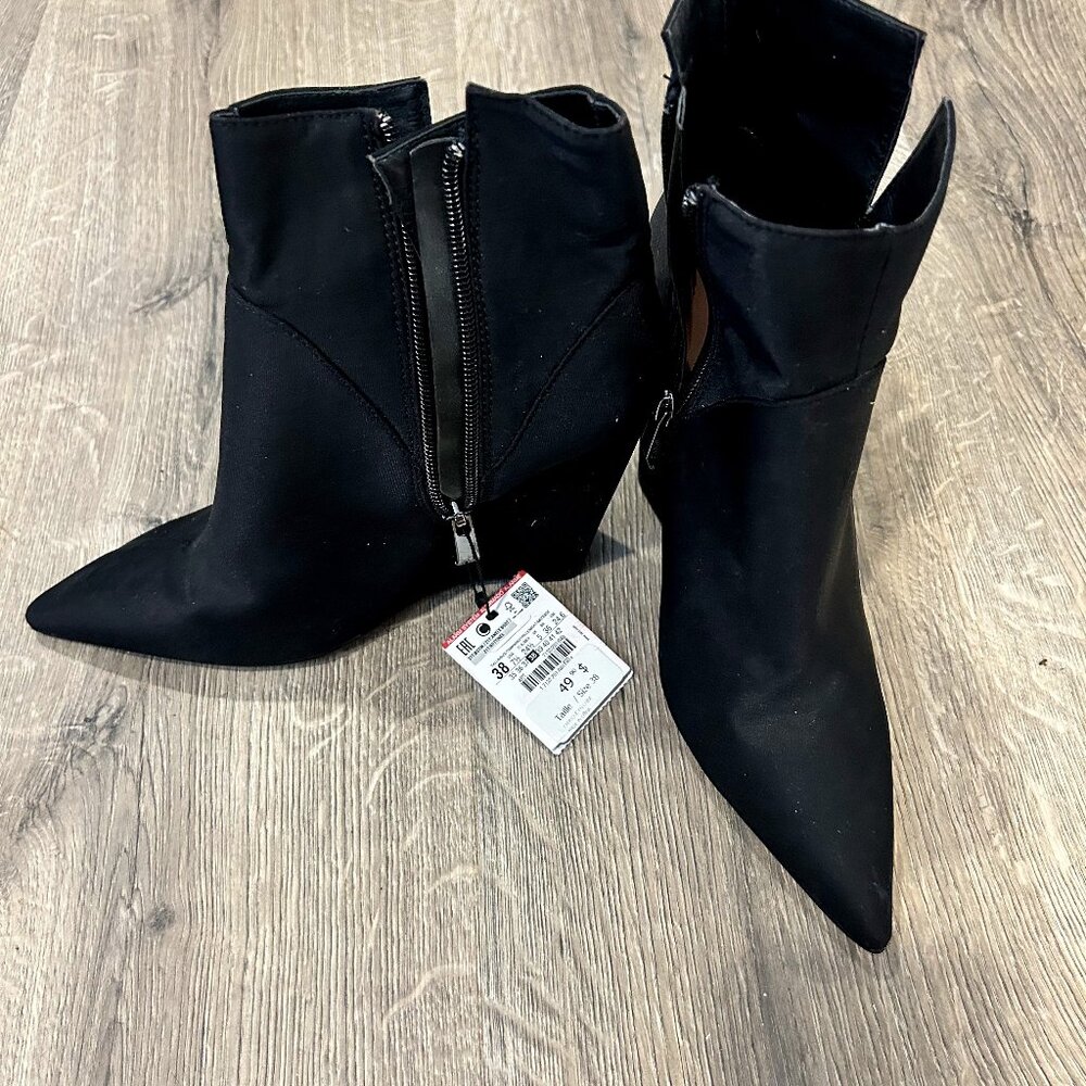 Zara pointy toe platform boots